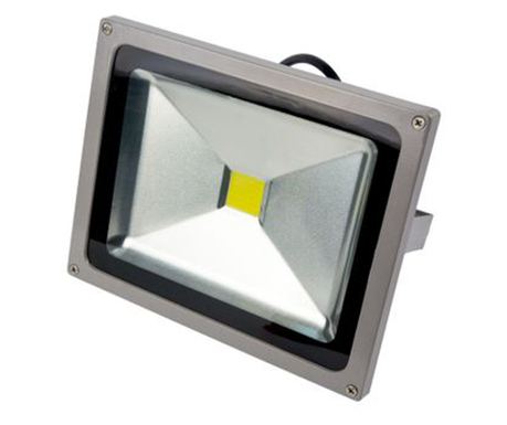 Προβολέας Led 20w Klausstech, 1600 Lm, Λευκό Φως, Αλουμίνιο, Ip65
