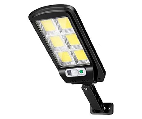 Solarna svjetiljka sa senzorom Klausstech, 30 W, otporna na vremenske uvjete i vodu, jednostavna za instalaciju, bez žica, kompa