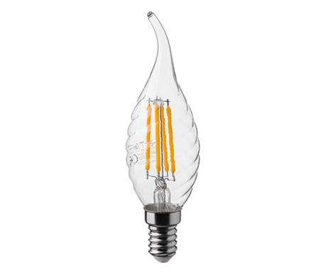 Bec Led E14 4w 4000k (filament stil lumânare)