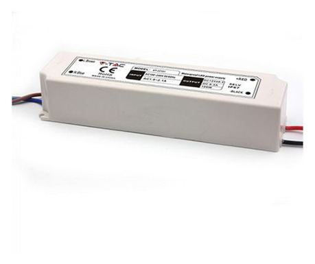 Tápegység LED szalaghoz 12v 5a 60w, IP67 védettség