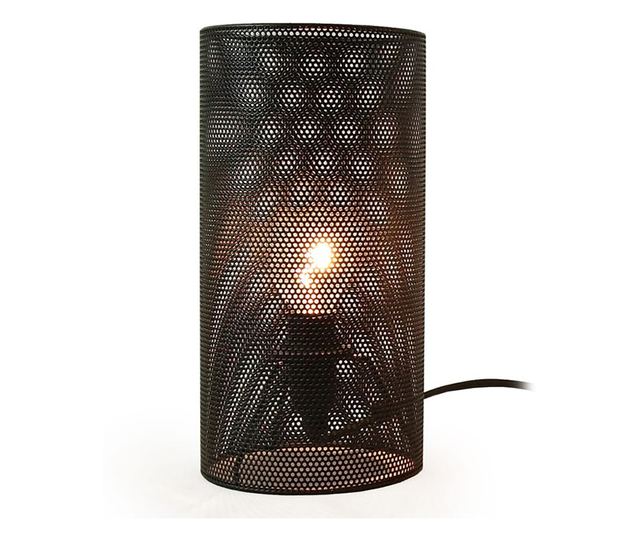 Namizna svetilka E14 kovina 25W črna Platinet zgornja