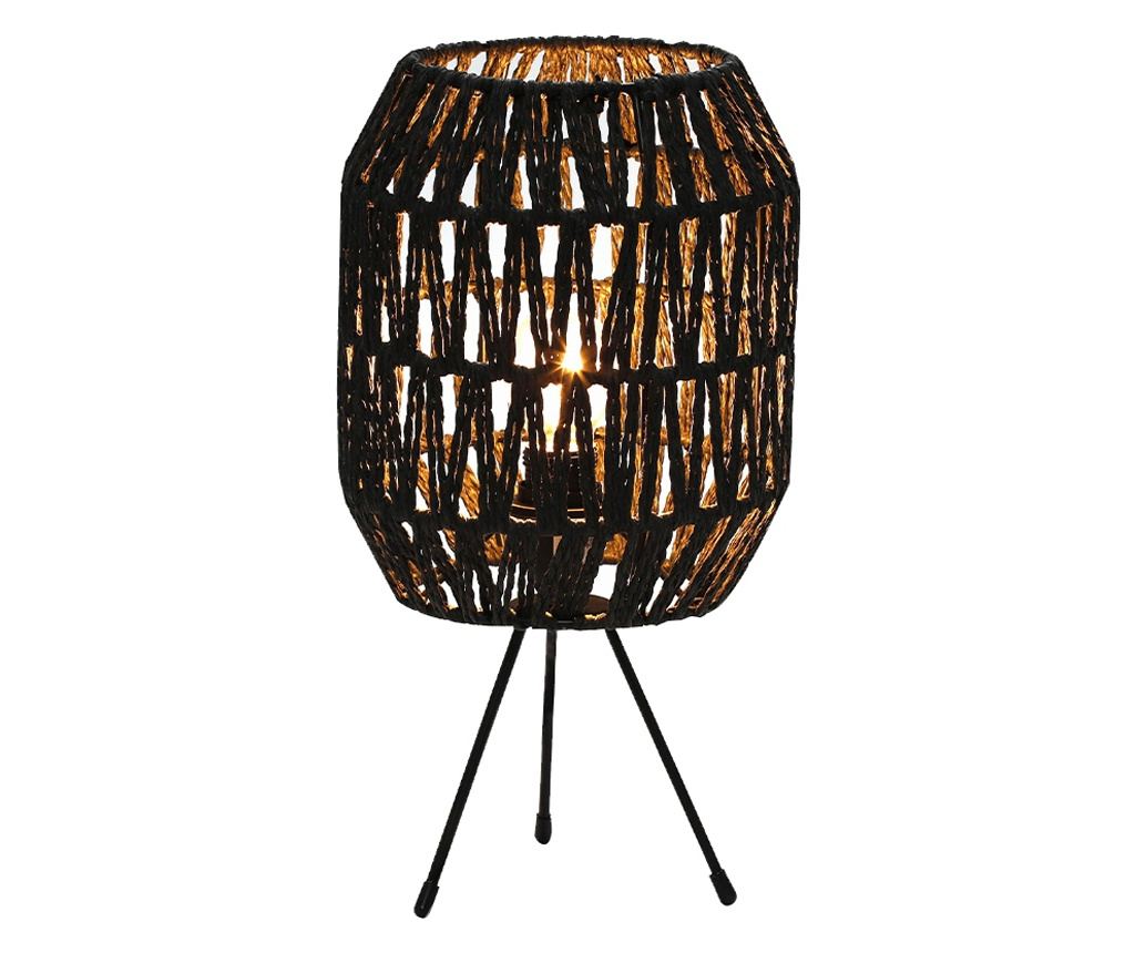 Veioza Rattan Platinet Lux + NEGRO - 2
