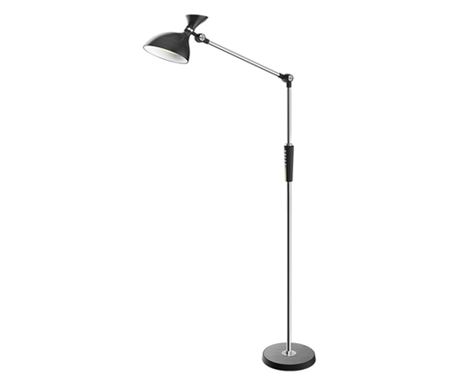 Λάμπα Δαπέδου Led 12w+3w με Ρυθμιζόμενο Βραχίονα