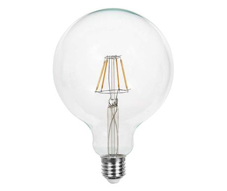 LED žarulja G125 E27 topla bijela, 10W, filament, staklo