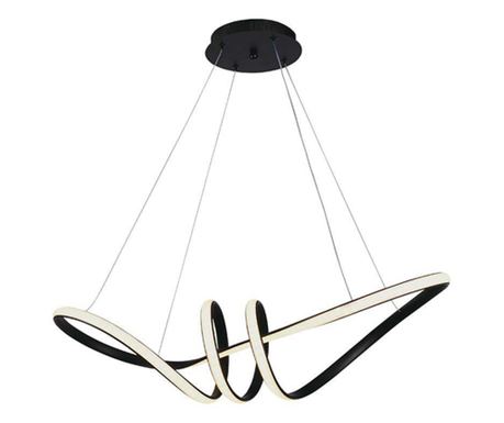 Żyrandol LED 24W 3000K Czarny - Wymiary 72x30x100cm