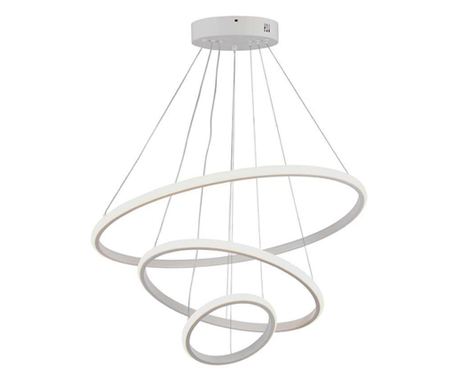Żyrandol LED Biały 32W 60x40x100cm