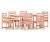 Градински комплект маса, 7 части, масивна дървесина Дуглас thumbnail 2
