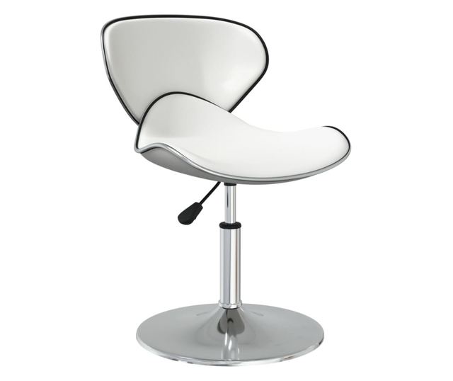 Kuhinjske stolice, 4 kom, bijele, umjetna koža