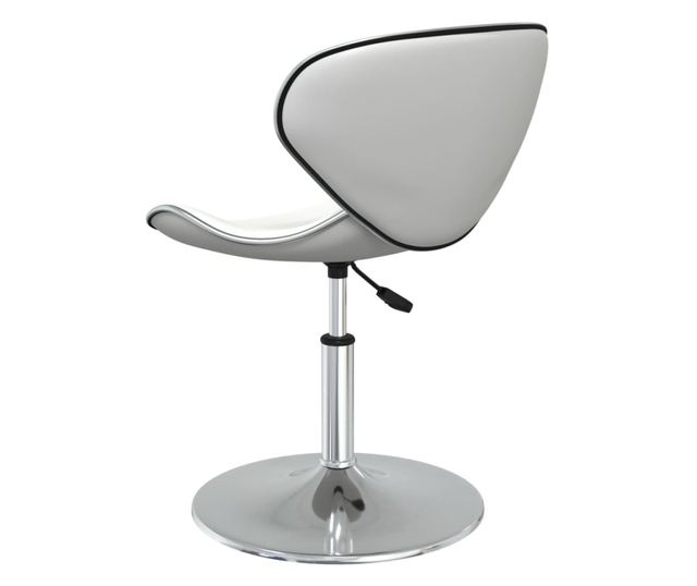 Kuhinjske stolice, 4 kom, bijele, umjetna koža