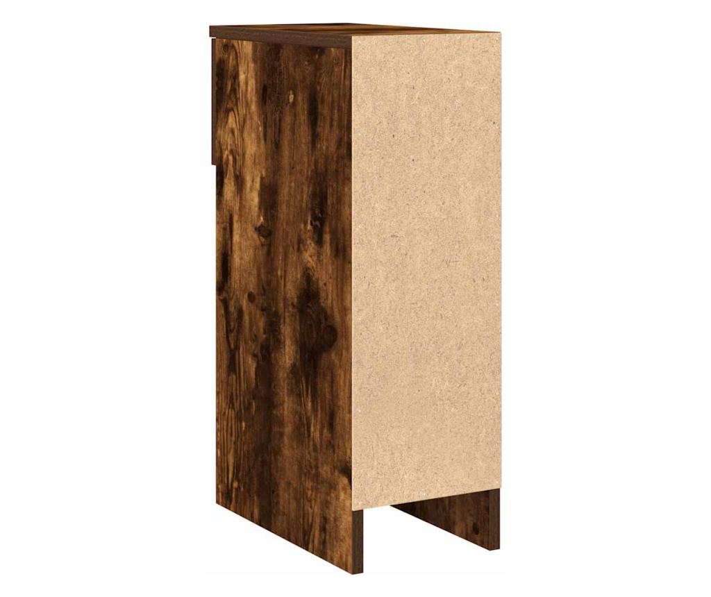 Noćni ormarić s ladicom Smoked Oak 20X36X60 cm - 7