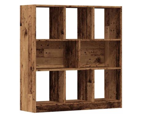 Ormar za knjige staro drvo 97,5x29,5x100 cm konstruirano drvo