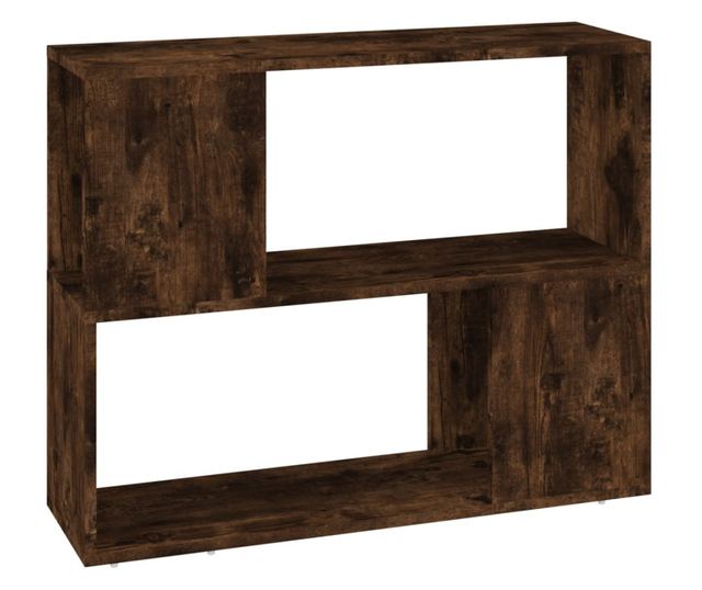 Етажерка/Разделител за стая, опушен дъб, 80x24x63 см