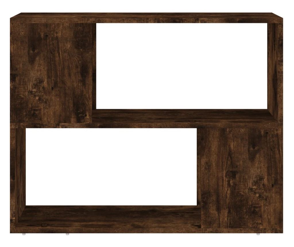 Knižnica/Deliaca stena, údený dub, 80x24x63 cm - 5