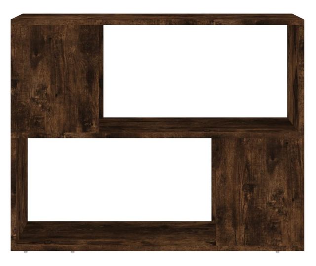 Етажерка/Разделител за стая, опушен дъб, 80x24x63 см