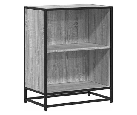 Ormar za knjige sivi sonoma 60x35x76 cm konstruirano drvo
