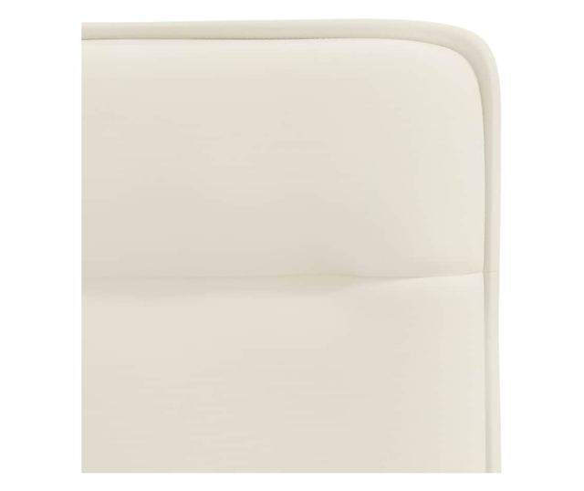 Jedilni stoli, komplet 4, kremni, žamet