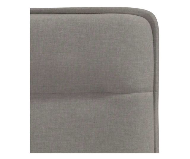 Jedilni stoli, komplet 4, taupe siva, tkanina