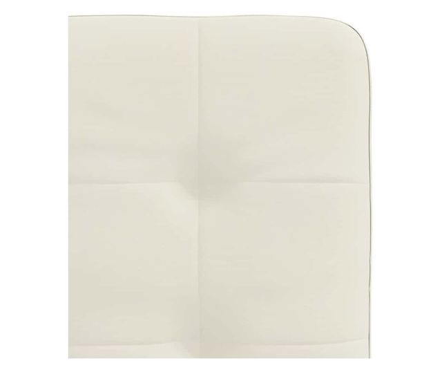 Kuhinjski stoli, komplet 6, kremni, žamet