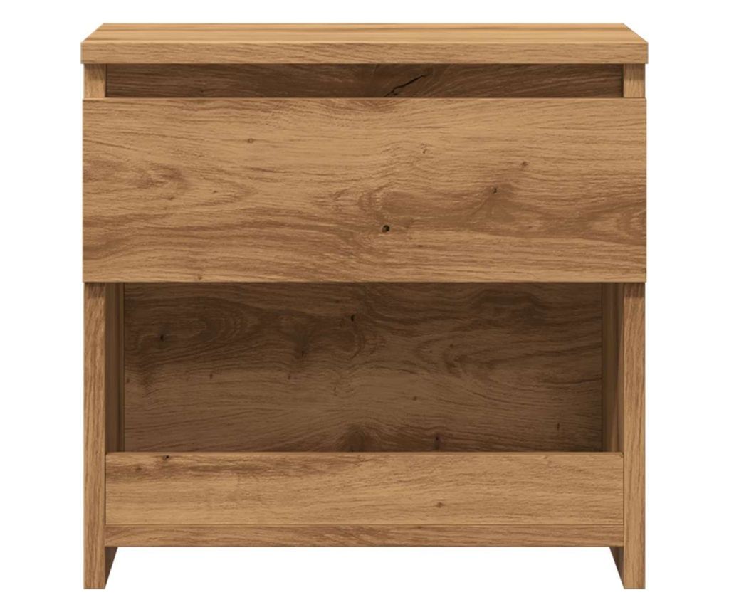 Noćni Ormarić Artisan Oak 40X30X39 Cm Od Obrađenog Drveta - 4