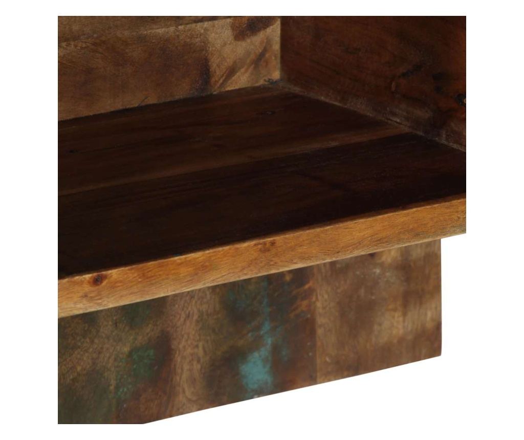 Višebojni noćni ormarić 50X27X50 cm od masivnog recikliranog drva - 7