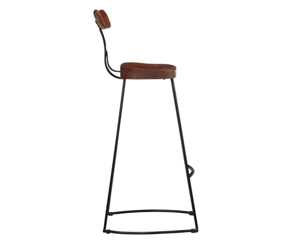 Barski stoli 2 kosa 49x43x103 cm Trden mangov les - 3