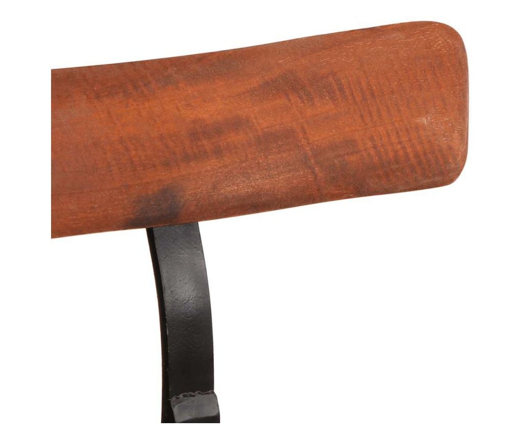 Barski stoli 2 kosa 49x43x103 cm Trden mangov les - 5