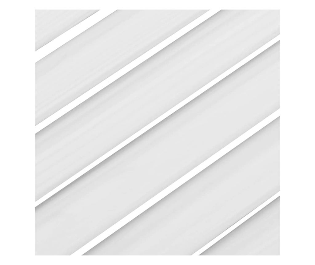 Врати за шкафове Louvred Design 2 бр. бели 69x29,5 cm - 10