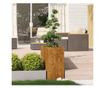 vidaXL Jardinieră Rusty 40x80x80 cm Oțel pentru intemperii