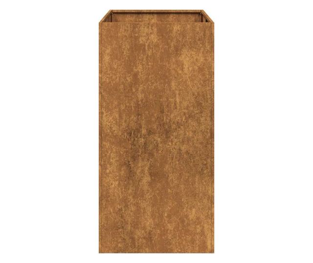 vidaXL Jardinieră Rusty 40x80x80 cm Oțel pentru intemperii