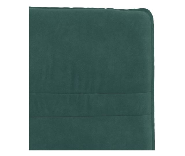 Kuhinjski stoli, 6 kosov, temno zelena, žamet