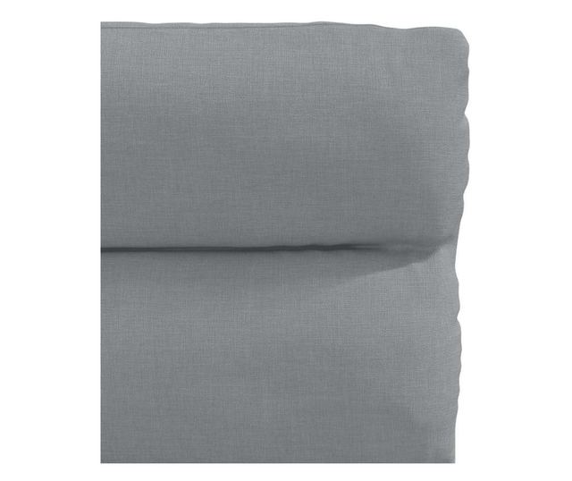 Vrtljivi jedilni stoli, komplet 4, svetlo sivi, blago