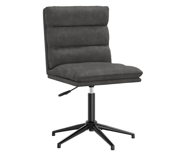 Jedilni stoli, 4 kosi, črni, umetno usnje