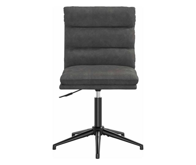 Jedilni stoli, 4 kosi, črni, umetno usnje