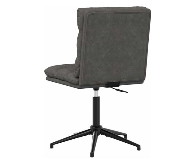 Jedilni stoli, 4 kosi, črni, umetno usnje