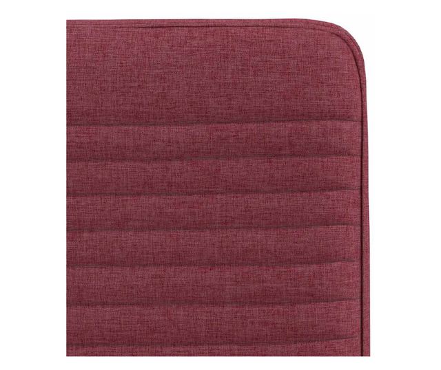 Jedilni stoli, 2 kosa, vinsko rdeča, blago