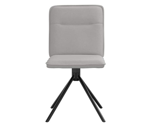 Jedilni stoli 2 kosa sivo blago