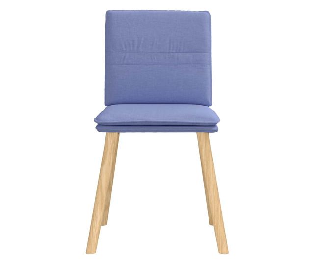 Jedilni stoli 6 kosov Jeans modra tkanina