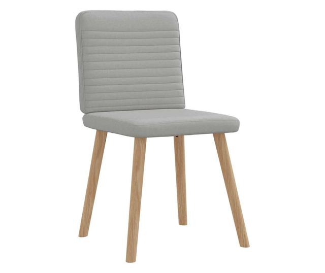 Jedilni stoli 2 kosa blago sivo-oblačno