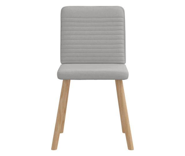 Jedilni stoli 2 kosa blago sivo-oblačno