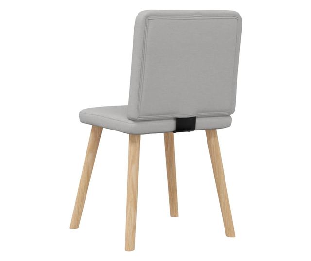 Jedilni stoli 2 kosa blago sivo-oblačno