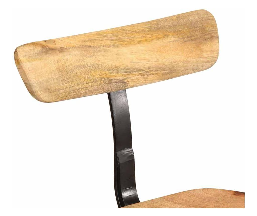 Barski stoli 2 kosa 49x43x103 cm Masiven mangov les - 5