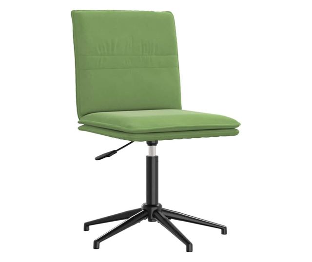 Jedilni stoli, 2 kosa, svetlo zelena, žamet