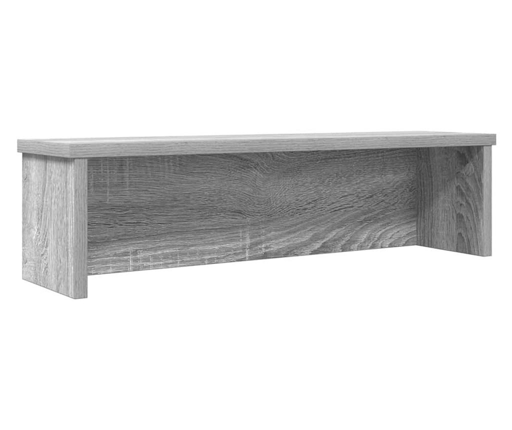 Кухненски стелажи, подреждащи се 2 бр сива сонома 50x15x16 см - 4