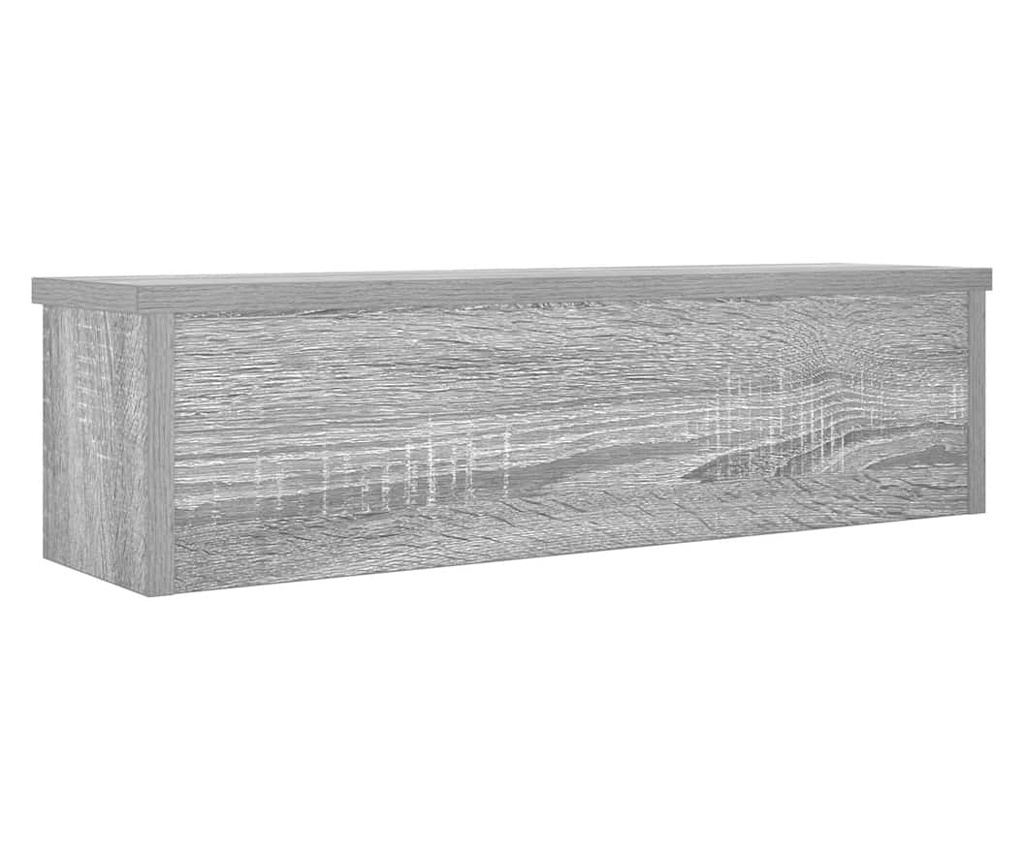Кухненски стелажи, подреждащи се 2 бр сива сонома 50x15x16 см - 6