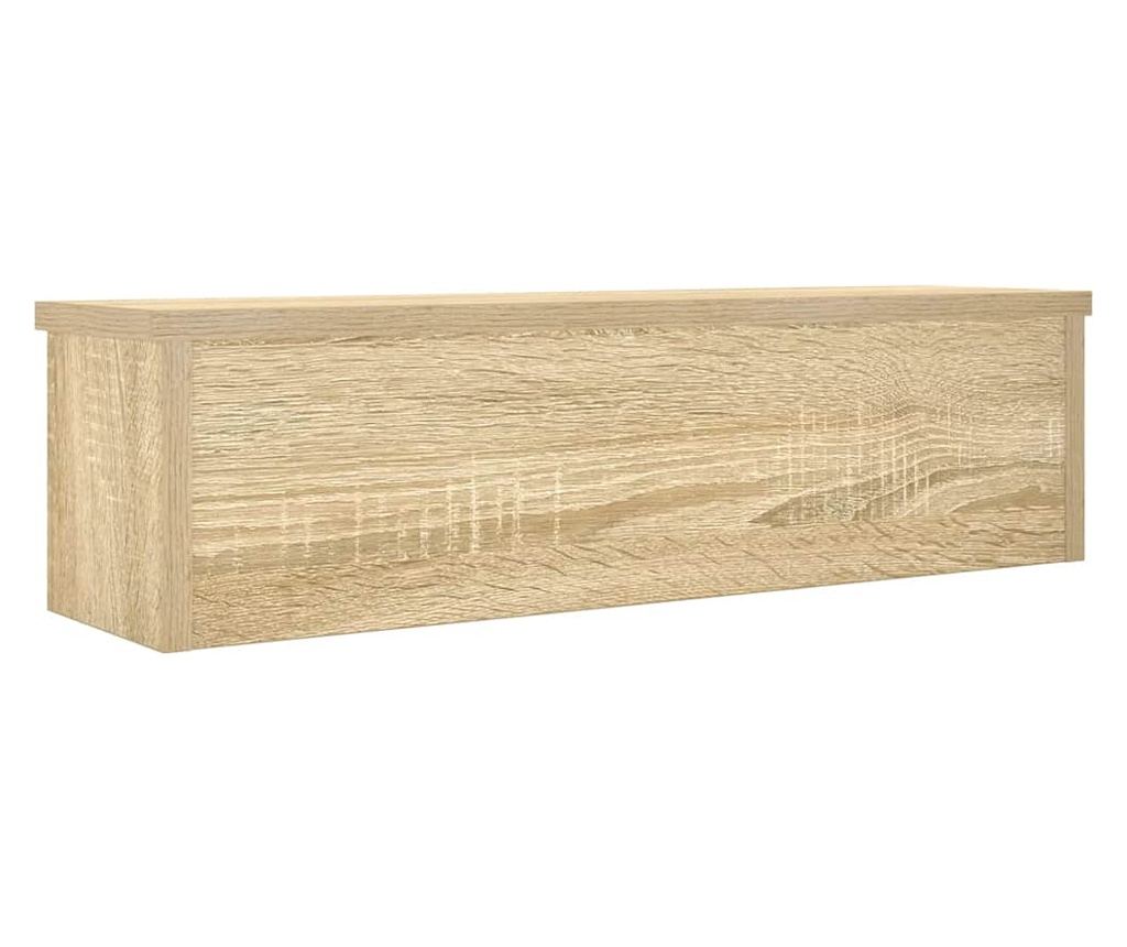 Кухненски стелаж за подреждане Дъб Сонома 60x15x16 cm - 5