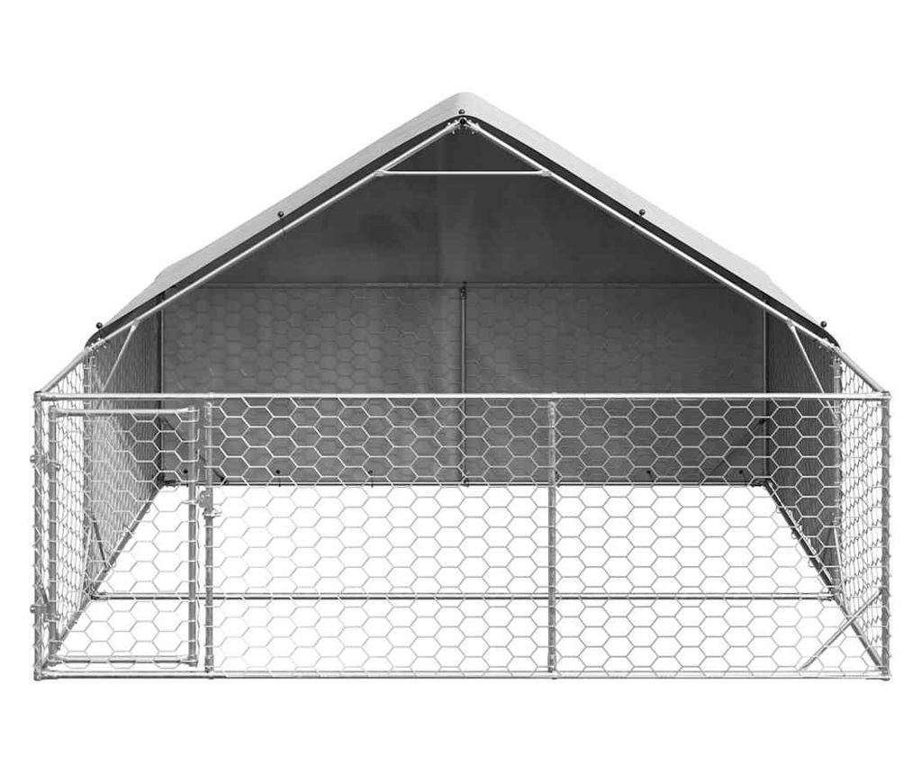 Открита кучешка колиба с бягаща пътека 3x3x1,9 m - 3