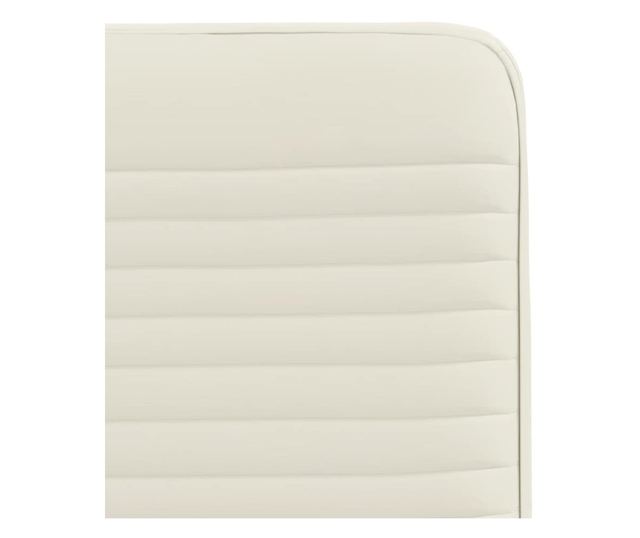 Jedilni stoli, 4 kosi, kremni, žamet