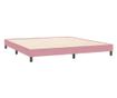 Box Spring легло без матрак розово 200x210 cm кадифе thumbnail 4