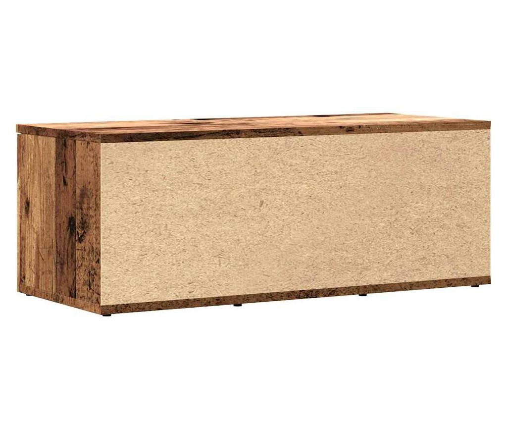 ТВ шкаф Старо дърво 80x34x30 cm Инженерна дървесина - 6
