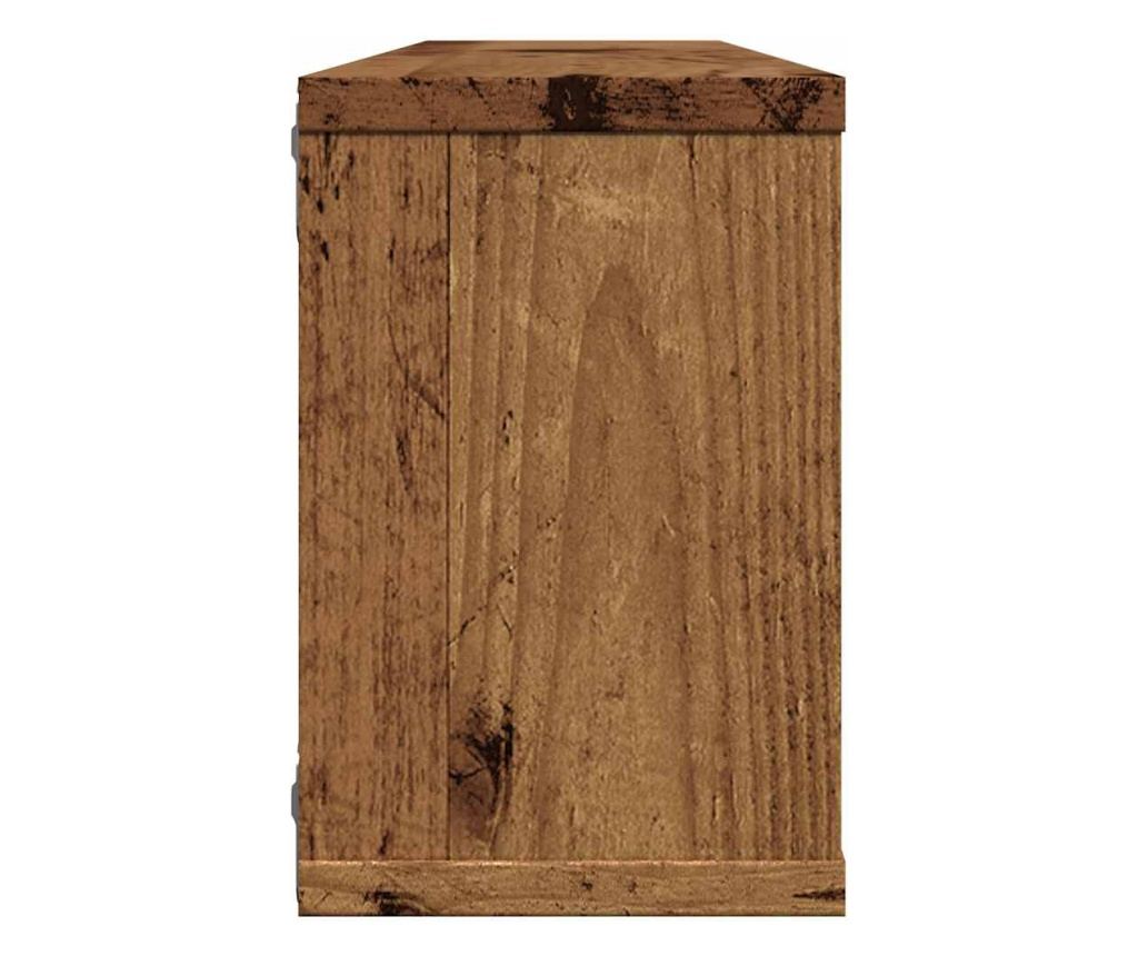 Wall Cube Shelves 6 pcs Old Wood 60x15x23cm Инженерна дървесина - 6